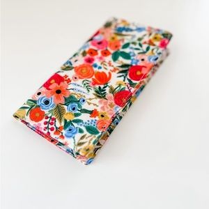 Rifle Paper Co Wildwood Petite fabric checkbook cover